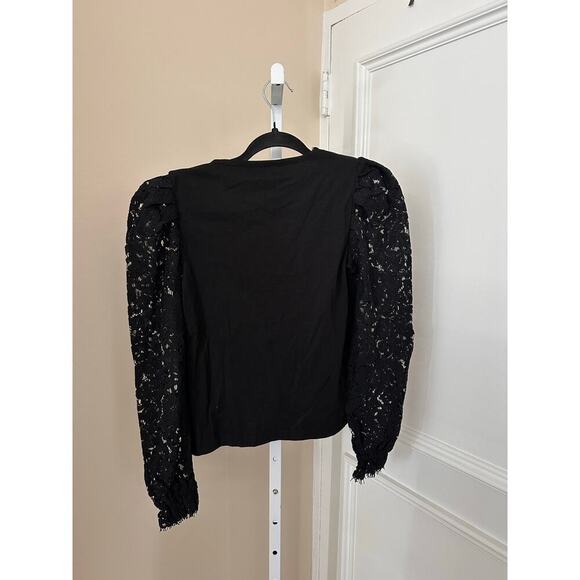 NWT Generation Love Aurora Lace Top Black size XXS - Picture 6 of 8